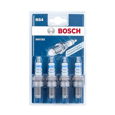 Bosch WR78X (N54) - Velas de ignição de níquel Super 4 - kit de 4