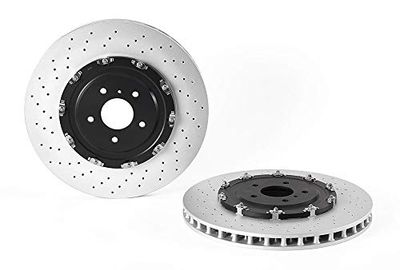 Brembo 09.B386.13 – przednia tarcza hamulcowa z lakierem UV