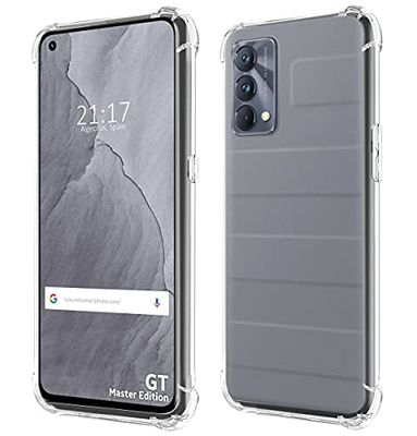 Tumundosmartphone Genomskinligt silikonfodral för Realme GT Master Edition