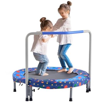 VEVOR Trampoline voor kinderen, blauw, 91,4 cm (36 inch)