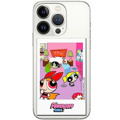 ERT GROUP mobiltelefonfodral för Iphone 13 PRO MAX originalt och officiellt licensierat The Powerpuff Girls mönster The Powerpuff Girls 021, gedeeltelijk transparant