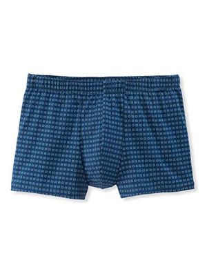 CALIDA Boxershorts för män, grafiska boxershorts i bomull, Lergods blå, S