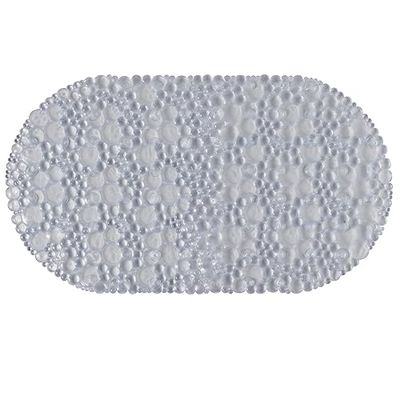 Beldray LA032678UFFEU7 Tapis de bain en PVC anti-bac – Tapis de douche avec aspiration antidérapante pour une utilisation sécurisée, facile à nettoyer, traité avec une protection anti-bac, 68 x 39 cm