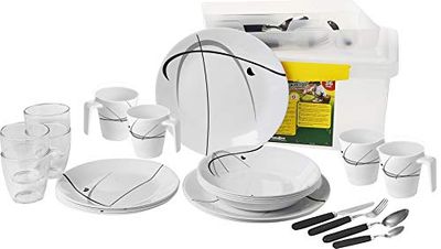 BRUNNER All Inclusive - Conjunto de pratos de melamina serenata