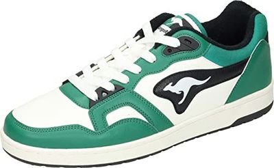 KangaROOS K-slam Point Sneakers, uniseks, Green Jet Black, 45 EU