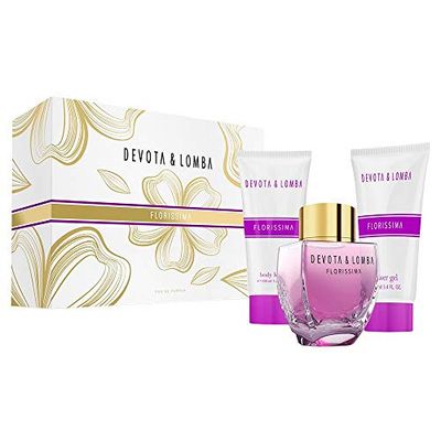 Devota&Lomba Florissima Eau De Parfum + Lotion Corporelle + Gel De Bain - 1 Pack