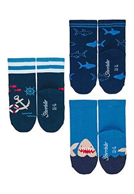 Sterntaler Jongenssokken, Blauw (Marine) /Lichtblauw, 17/18 EU