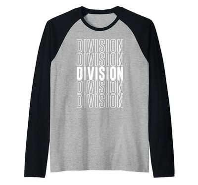 División Camiseta Manga Raglan