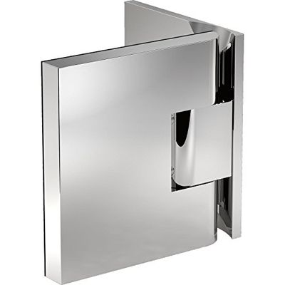 Next 90° - Nastro per porta doccia, con foro lungo, in ottone cromato lucido