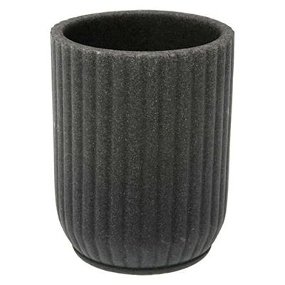 VERSA Grigia Bicchiere Finitura Pietra (20410272), 11 Fluid_Ounces, Sintetico