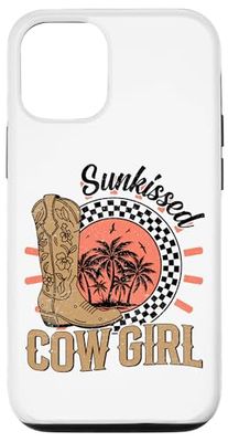 Sunkissed Cowgirl Palm Sunset Boots Style Case for iPhone 12/12 Pro