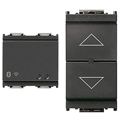 Vimar 16497 Idea Gateway connesso IoT Bluetooth Wi-Fi per integrazione, configurazione, supervisione di VIEW Wireless & 16494 Idea Comando connesso VIEW Wireless con uscita a relè