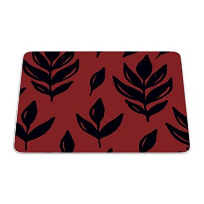 Bonamaison, Tappetino per mouse rettangolare, con stampa digitale, antiscivolo, per ufficio e casa, dimensioni: 22 x 18 cm