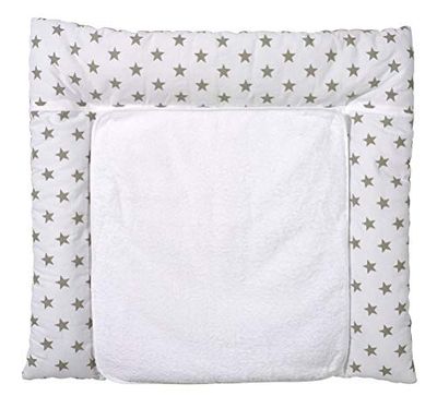 Schardt Matelas à Langer Big Stars Beige 80 x 75 cm avec Housse en Éponge Amovible