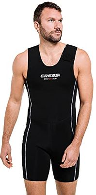 Cressi Base Layer Man 2.5mm - Gilet de Protection pour Plongée en Néoprène 2.5 mm, Noir, pour Hommes