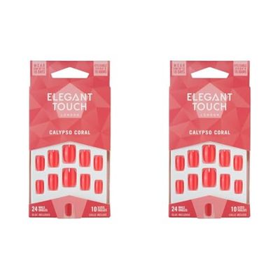 Elegant Touch Core Colour Calypso Coral (Pack of 2)