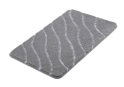 Kleine Wolke Tapis de Bain Tram, 60 x 100 cm, Anthracite