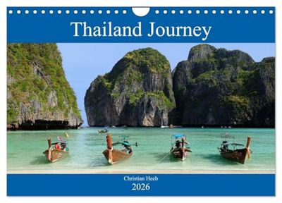 Thailand Journey (Wandkalender 2026 DIN A4 quer), CALVENDO Monatskalender: Eine Reise durch Thailand