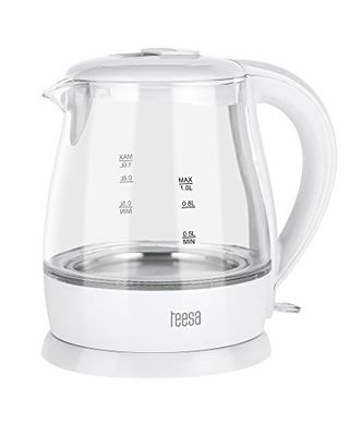 TEESA Draadloze elektrische waterkoker 1L, TSA1030B, wit