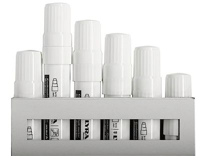 Lyra L4420001-6-1 krijtmarker 15 mm wit 6 stuks, kleur