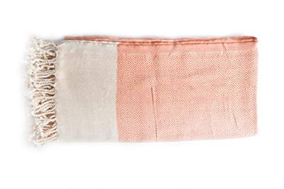 Bonamaison Serviette de Plage et de Bain en Coton pesthemal, légère, Douce et absorbante, 98 x 172 cm, fabriquée en Turquie