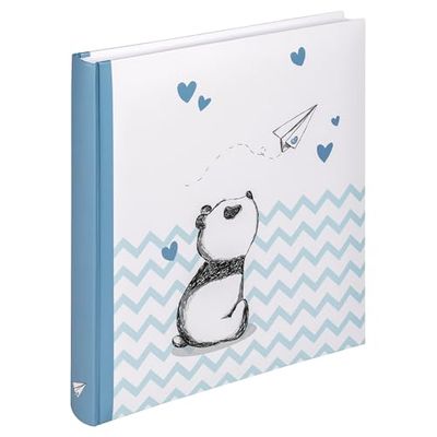Walther Design Album photo bleu 28 x 30,5 cm Album bébé, Baby Little Panda UK-281-L