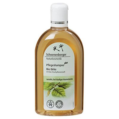 Schoenenberger Shampoo per la cura dei cosmetici naturali, sensibile, betulla e camomilla, 1 flacone da 250 ml