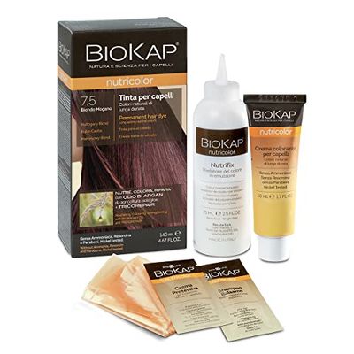 TINTE 7.5 RUBIO CAOBA 140 ML.BIOKAP