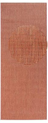 bougari Match en de e exterior tapete, polipropileno, terracota, 200,0 x 80,0 x 0,8 cm