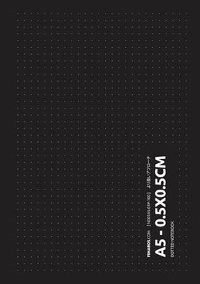 FIMAROS Minimalist Modern Dotted Notebook/Journal - Dot Grid (0.5x0.5cm) - 100 Pages: Dot-Graph ND01A5-01P-100