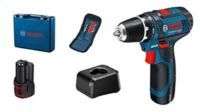 Bosch Professional 12V System Trapano-avvitatore a batteria GSR 12V-15 (incl. 2 batterie da 2,0 Ah, caricabatteria GAL 12V-20, accessori, in valigetta)