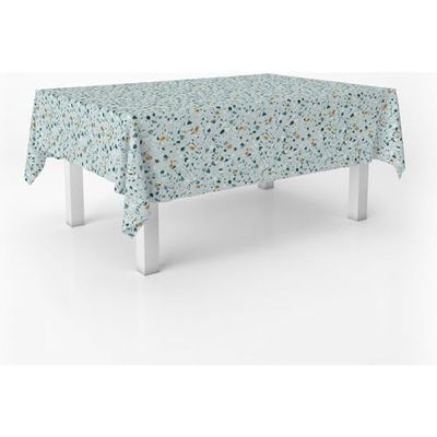 ECOMMERC3 | Oilcloth Tablecloth Round Table Size 140 Round Style, Durability and Easy Cleaning for Your Table – Stain Resistant and Waterproof Oilcloth Tablecloth