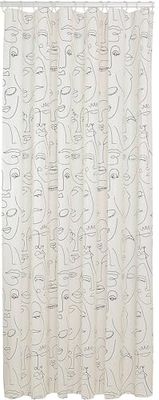 Sealskin Mind Rideau de douche 180x200 cm PEVA Noir / Blanc
