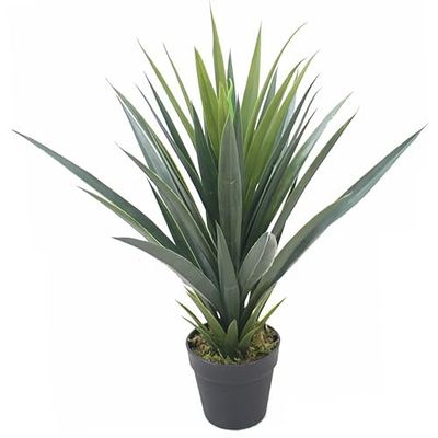 Leaf Folha 60 cm Agave artificial suculenta Yukka estilo planta verde
