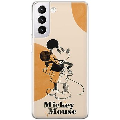 ERT GROUP mobiltelefonfodral för Samsung S21 PLUS originalt och officiellt licensierat Disney mönster Mickey 054 optimalt anpassad till formen på mobiltelefonen, fodral tillverkad av TPU-plast