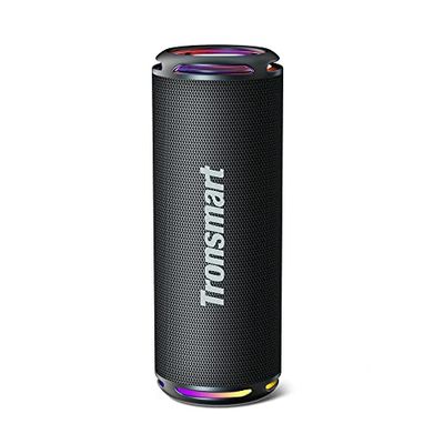 Tronsmart T7 Lite Haut-parleur d'extérieur portable 24 W, son stéréo 24 W avec basses profondes, Bluetooth 5.3, étanchéité IPX7, 24 heures de lecture, égaliseur personnalisé via application, ultra