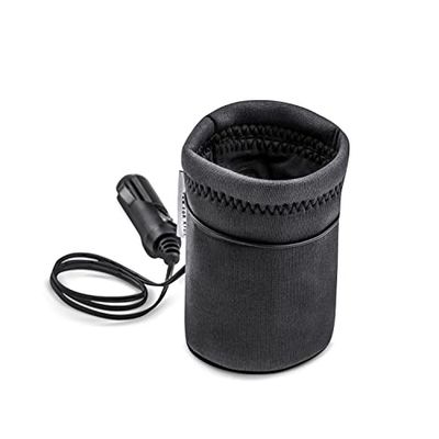 hauck Feed Me aquece biberões portátil para carro, garrafa térmica para babetes com carregador para isqueiro carro alim. 12 V, 10 x 12 cm, cinzento