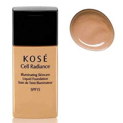KOSE BEIGE CELL RADIANCE ILLUMINATING LIQUID FOUNDATION 202 MEDIUM 30ML Unisex adulto, Único