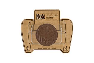 MastaPlasta Self-Adhesive Premium Leather Repair Patch - Tan Eagle 8cm x 8cm (3in x 3in). Your Quick and Easy Leather Repair Kit and Decoration for Sofas, Car Seats, Bags, Jackets, DIY