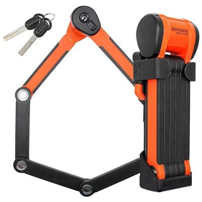 Kryptonite Antifurto pieghevole, Evolution 790, Folding Lock Arancione 90 cm