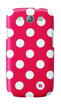 Pat Says Now Harde schaal voor Samsung Galaxy S III Polka Dot rood