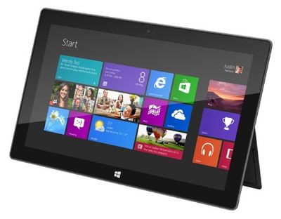 'Microsoft Surface Windows RT 32 GB Tablet Touchscreen 10.6 NVIDIA zwart
