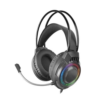 Mars Gaming MH124, Auriculares Gaming FRGB Rainbow, Diseño Ergonómico, Micrófono Flexible, Control de Volumen, Windows, Linux, Mac, PS4, PS5, Xbox One, Xbox Series X|S, Switch, Switch 2, Negro