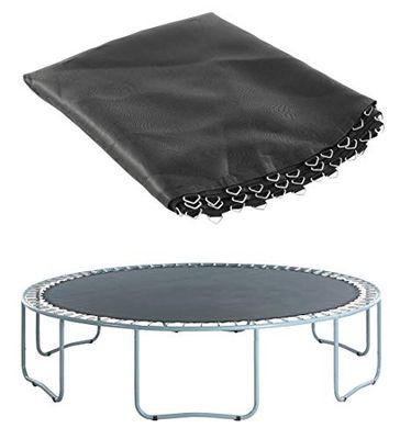 Upper Bounce unisex trampolin hoppande matta passar för runda ramar med 60 V-ringar, svart, 20 fot