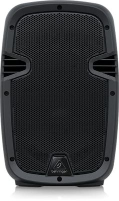 Behringer PK108A Système de haut-parleurs de sonorisation actifs de 240 watts de 8 pouces avec lecteur multimédia intégré, récepteur Bluetooth* et mélangeur intégré
