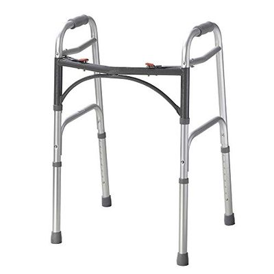 NRS Healthcare Lightweight Height Adjustable Folding Walking Frame