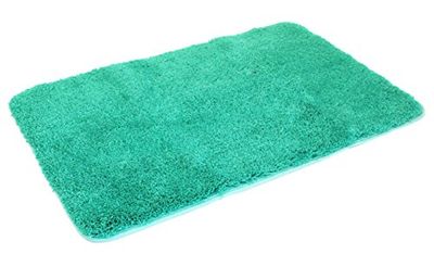 Kinzler J-10047/27 Tapis de Bain en Microfibre Vert émeraude 50 x 80 cm