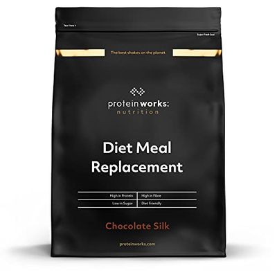 THE PROTEIN WORKS - Substitut De Repas Diététique | Shake Repas 250 Calories | Perte de poids | Healthy diet | 7 Servings | Chocolat Onctueux | 500g