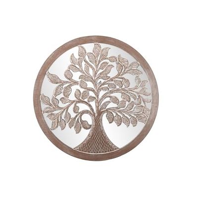 DECORACION PARED MANGO CRISTAL 90X2,5X90 ARBOL