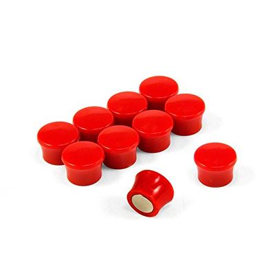 Aimants de Carte de Service Rouge á Petite Puissance Rouge pour Réfrigérateur, Tableau Blanc, Pack de Panneaux de Préavis de 100